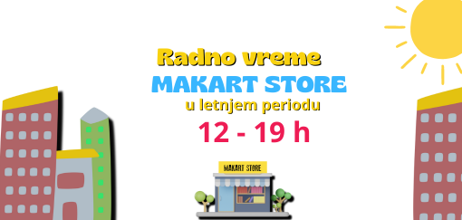 letnje radno vreme makart store 12 19 h 