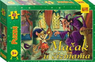 puzzle 40 pc mačak u čizmama  