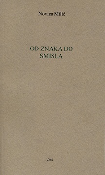 od znaka do smisla novica milić 