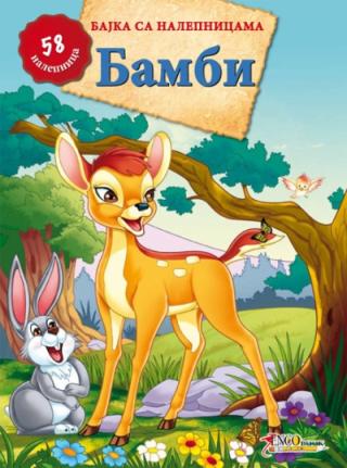 bambi bajka sa nalepnicama ballon book 