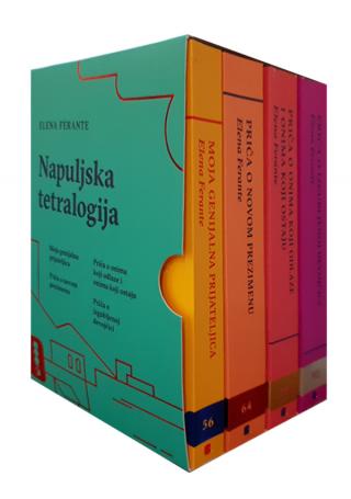 napuljska tetralogija komplet 4 knjige sa kutijom elena ferante 