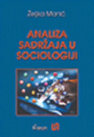 analiza sadržaja u sociologiji željka manić 