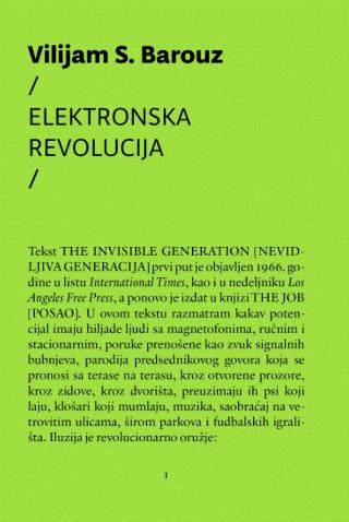 elektronska revolucija vilijam s barouz 