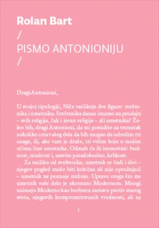 pismo antonioniju rolan bart 