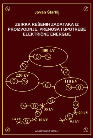 zbirka rešenih zadataka iz proizvodnje, prenosa i upotrebe električne energije jovan štarklj 