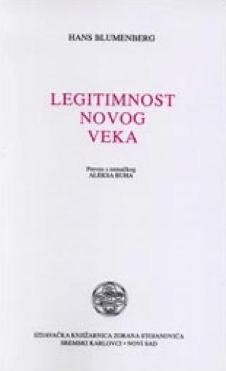 legitimnost novog veka hans blumenberg 