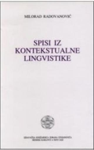 spisi iz kontekstualne lingvistike milorad radovanović 