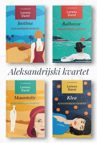 aleksandrijski kvartet komplet knjiga lorens darel 