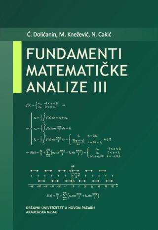 fundamenti matematičke analize iii jovan vukmirović ćemal dolićanin đorđe dugošija 