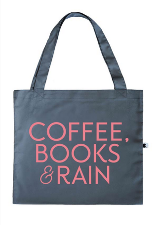 ceger coffee, books, rain crvena slova  