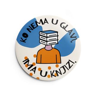 bedž ko nema u glavi, ima u knjizi makart 