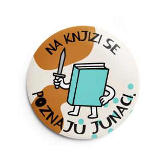 bedž na knjizi se poznaju junaci makart 