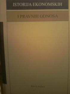 istorija ekonomskih i pravnih odnosa  