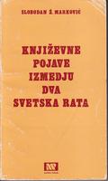 književne pojave izmedju dva svetska rata  