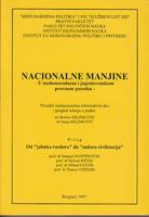 nacionalne manjine u međunarodnom i jugoslovenskom poretku  