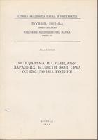 o pojavama i suzbijanju zaraznih bolesti kod srba od 1202 do 1813 godine  