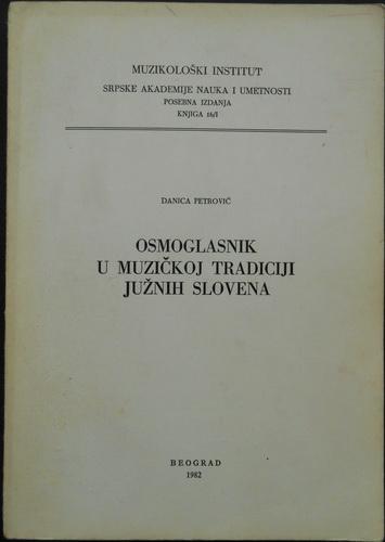 osmoglasnik u muzičkoj tradiciji južnih slovena 