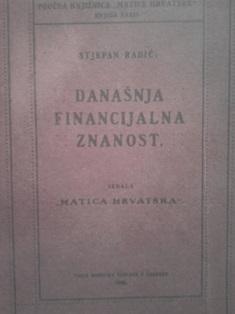 današnja financijalna znanost  