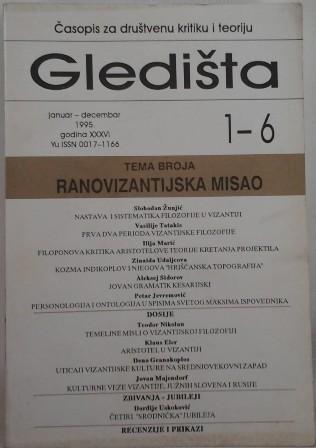 gledišta 1 6 ranovizantijska misao  