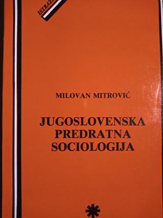 jugoslovenska predratna sociologija  