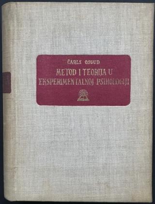 metod i teorija u eksperimentalnoj psihologiji  