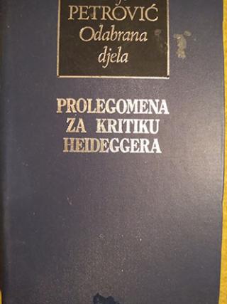 prolegomena za kritiku heideggera  
