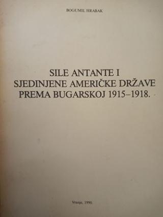 sile antante i sjedinjene američke države prema bugarskoj 1915 1918  