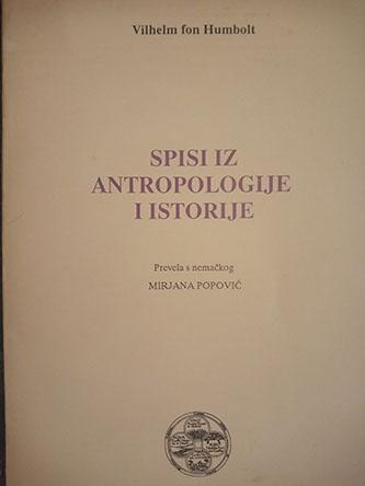 spisi iz antropologije i istorije 